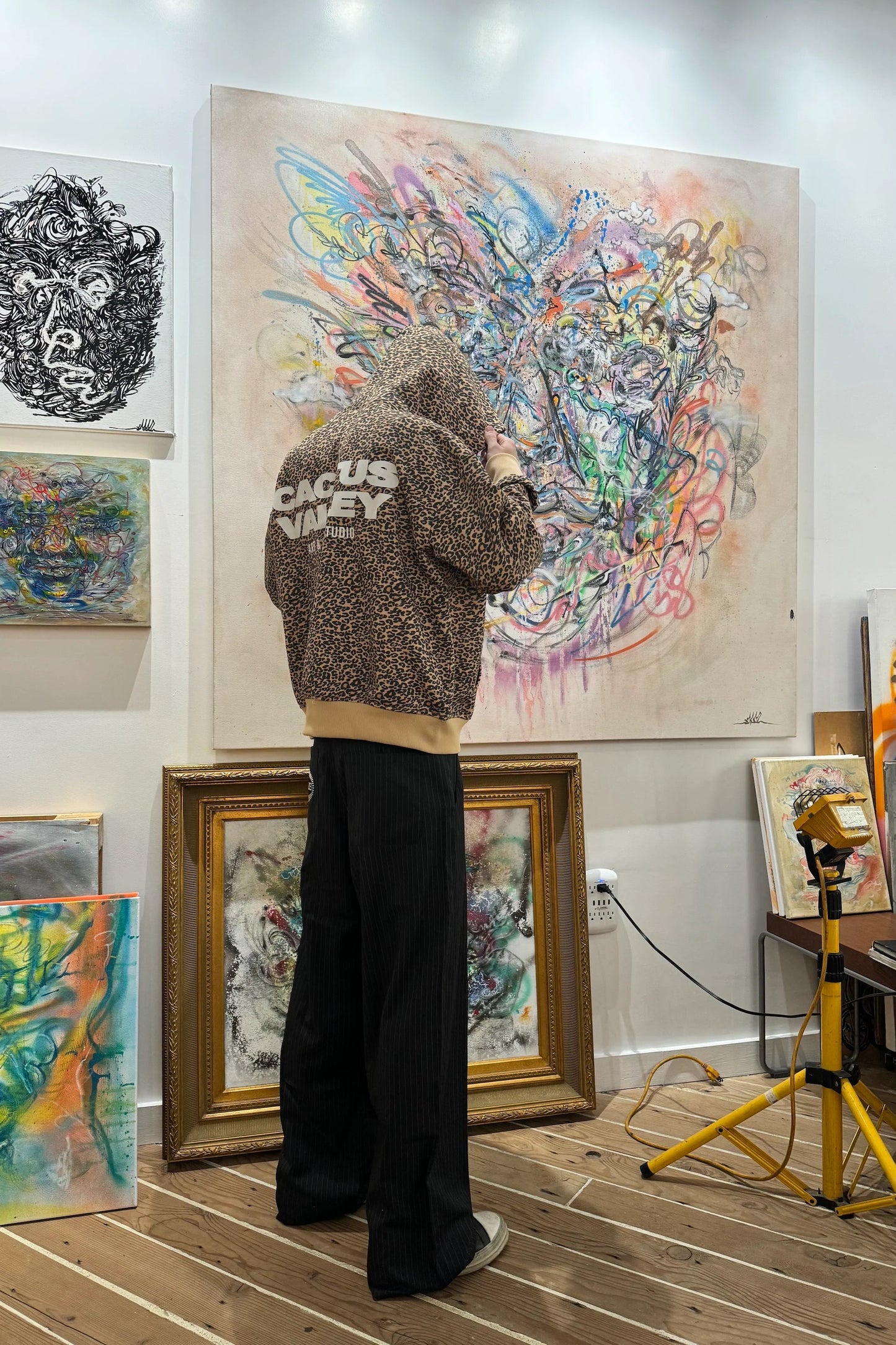 Leopard Art Hoodie
